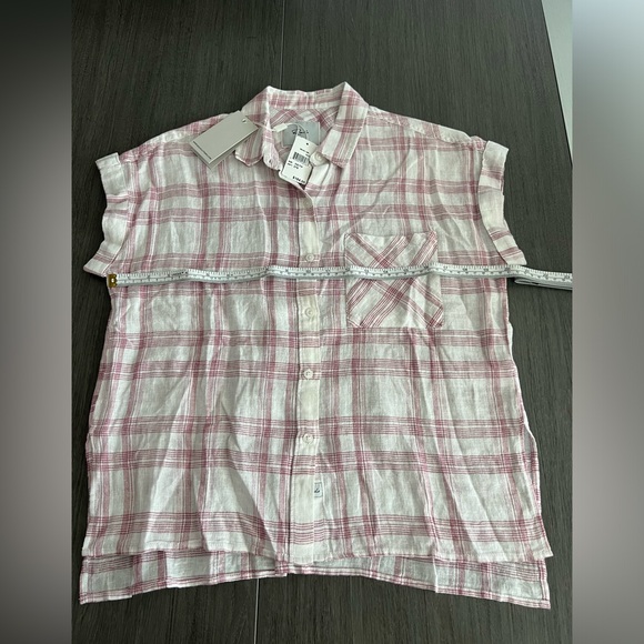 Sophisticated Linen-Blend Striped Shirt by Rails - XS - Picture 7 of 7